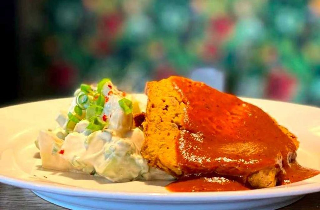 Dessert vegan servito da Mairube ristorante a Lucerna