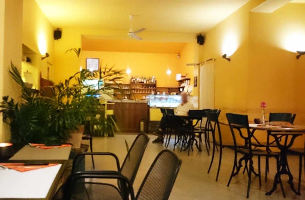 Interno di Paradiso pizzeria a Trequanda