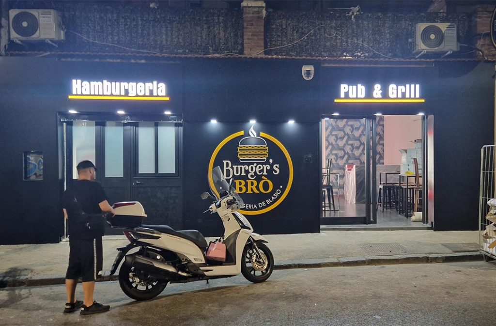 Ingresso Burger's BRÒ di Napoli