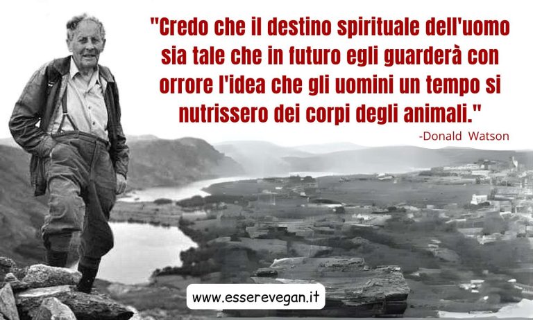 Donald Watson il pioniere del movimento vegan