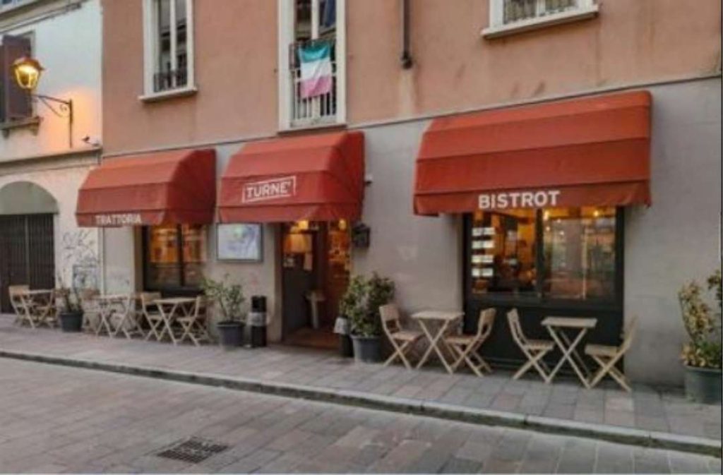 Esterno ristorante Turnè a Monza