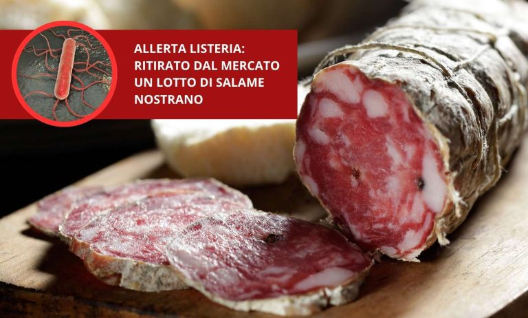 Richiamo alimentare: Listeria in un lotto di salame nostrano